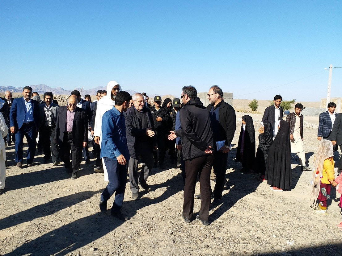 مراسم کلنگ زنی پروژه پل رمشک و درمانگاه شبانه روزی
