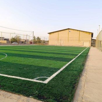 افتتاح زمین چمن مصنوعی شهر روشناوند