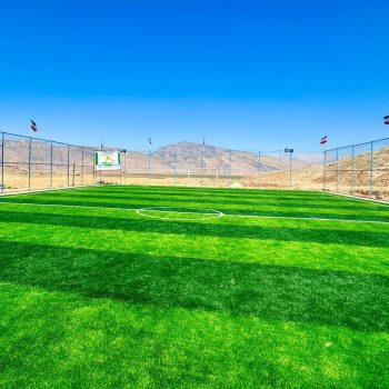 افتتاح زمین چمن مصنوعی فوتبال روستای راسفند
