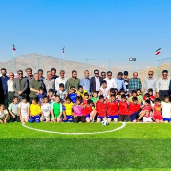افتتاح زمین چمن مصنوعی فوتبال روستای راسفند