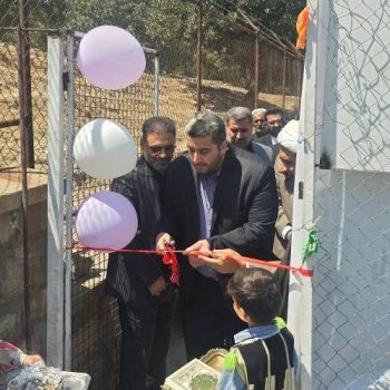 افتتاح زمین چمن مصنوعی فوتبال مدرسه شبانه روزی شهدای ماهرو