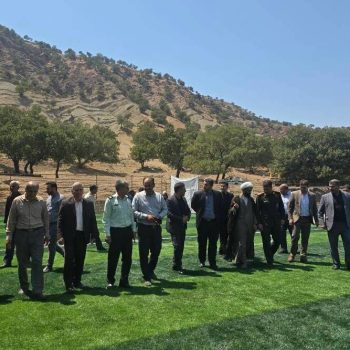 افتتاح زمین چمن مصنوعی فوتبال مدرسه شبانه روزی شهدای ماهرو
