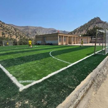افتتاح زمین چمن مصنوعی فوتبال مدرسه شبانه روزی شهدای ماهرو