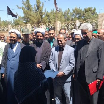افتتاح مصلی بقیه ا… الاعظم (عج) بخش قهستان شهرستان درمیان