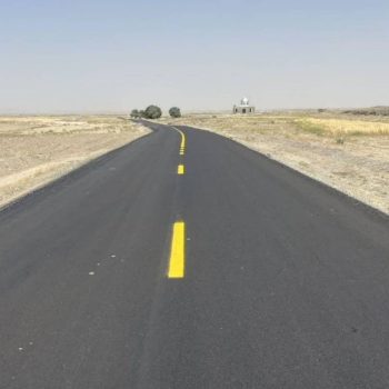 بهره برداری از راه روستایی در شهرستان کمیجان