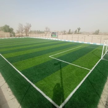 افتتاح زمین چمن مصنوعی فوتبال درشهرستان‌ زهک استان سیستان و بلوچستان
