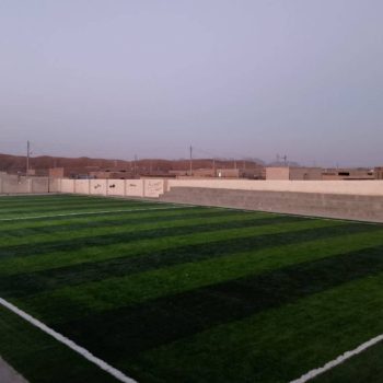 افتتاح زمین چمن مصنوعی فوتبال در استان خراسان جنوبی