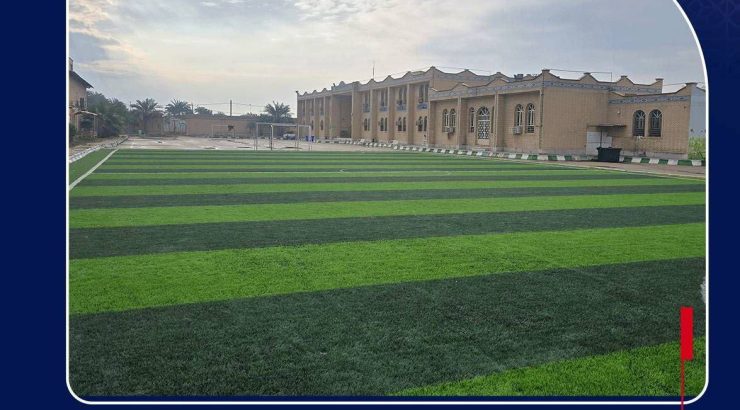 بهره برداری از زمین چمن مصنوعی در استان خوزستان